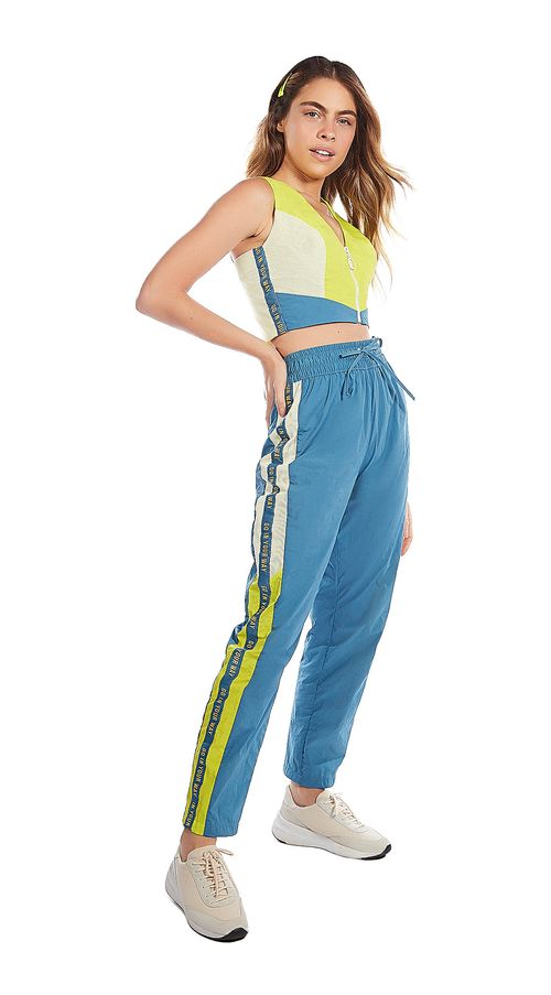 Cropped Zinco Decote Redondo Detalhe Zíper Verde Claro