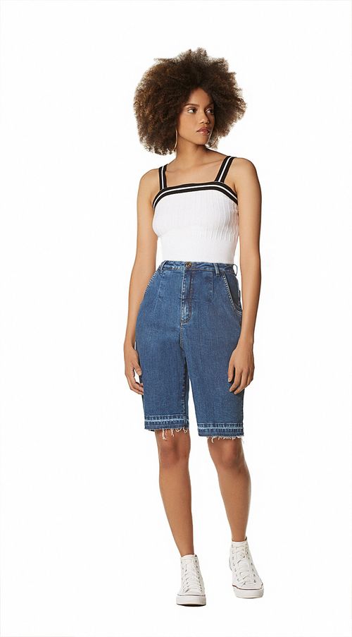 Bermuda Zinco Jogger Média Jeans