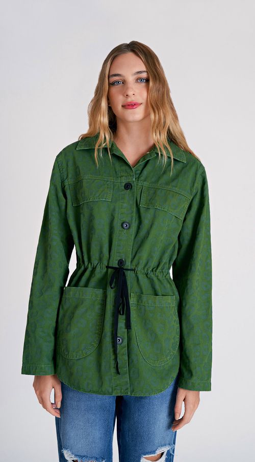 Parka Zinco Com Amarração Verde