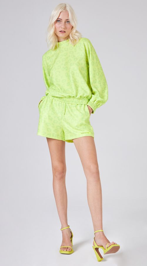 Shorts Zinco Boxer Com Amarração Verde Claro