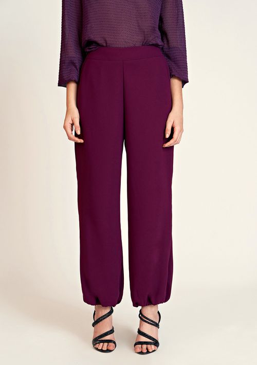 Calca Zinco Jogger Cós Alto Com Elástico Bordo
