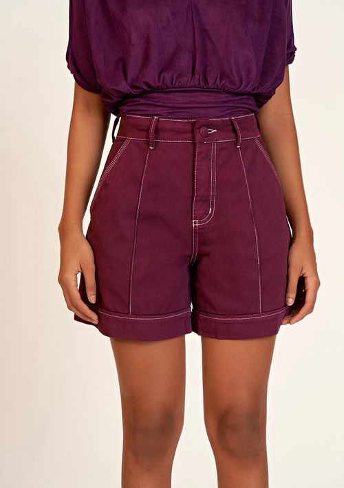 Shorts Zinco Linha A Tradicional Bordo