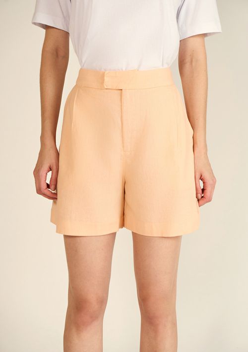 Shorts Zinco Linha A Bolso Faca Laranja