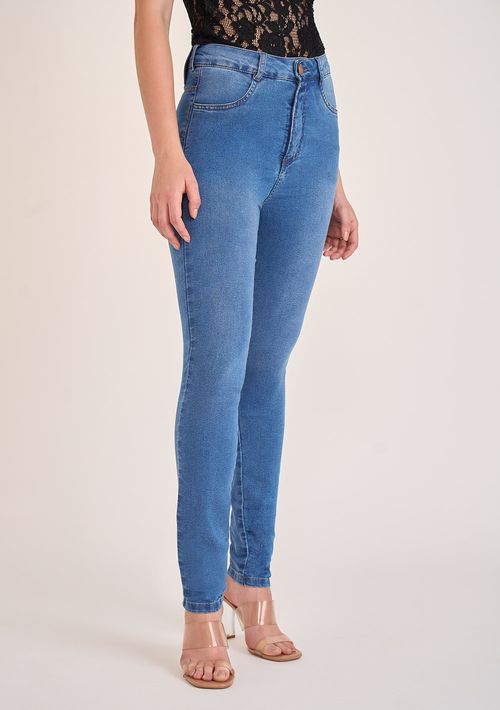 Calca Zinco Skinny Alta Azul