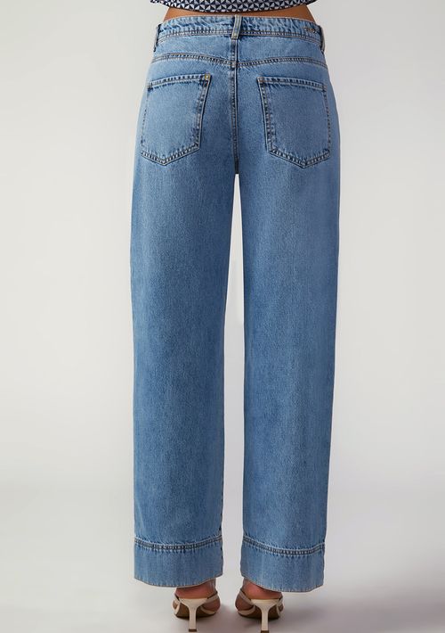 Calça Zinco Wide Média Azul