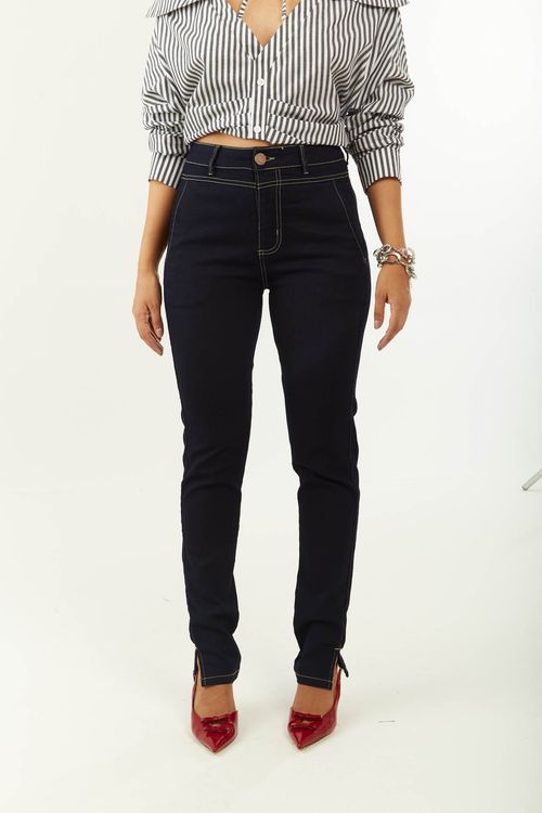 Calça Zinco Skinny Alta Azul