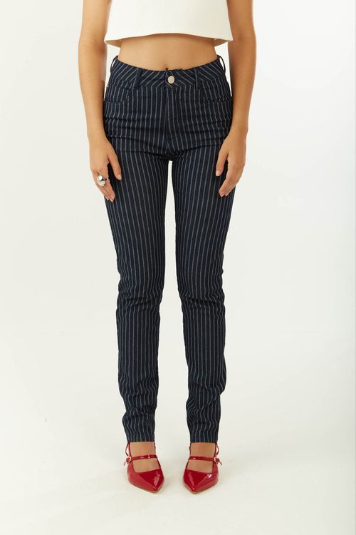 Calça Zinco Skinny Alta Azul