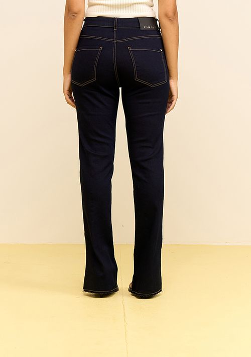 Calça Zinco Boot Cut Alta Azul