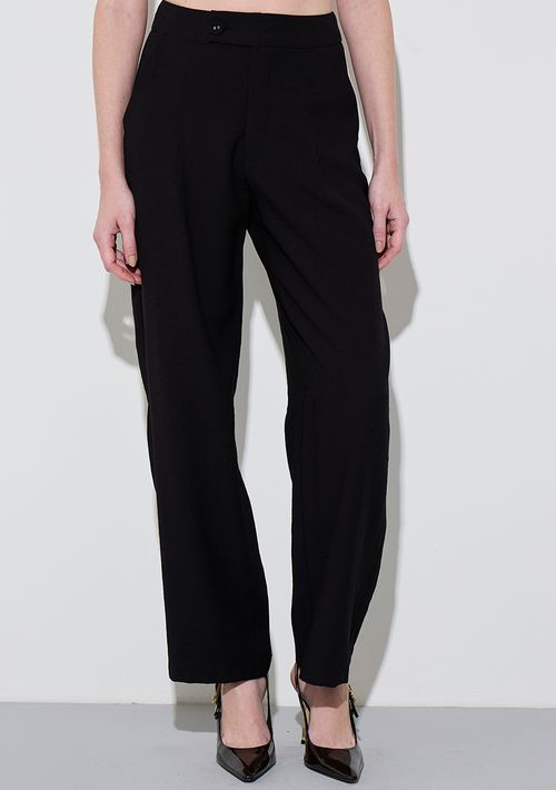 Calça Zinco Reta Alta Preto