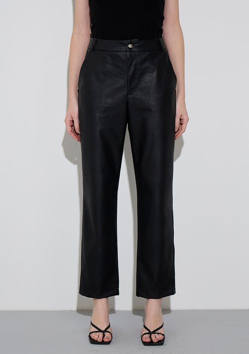 Calça Zinco Cenoura Alta Preto