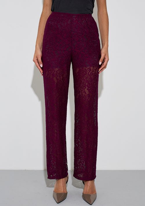 Calça Zinco Reta Alta Bordo