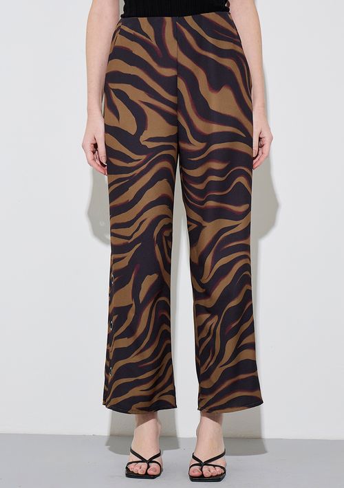 Calça Zinco Reta Alta Verde