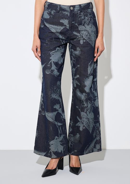 Calça Zinco Wide Média Azul