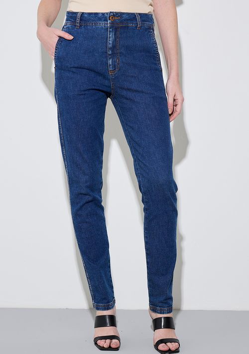 Calça Zinco Skinny Alta Azul
