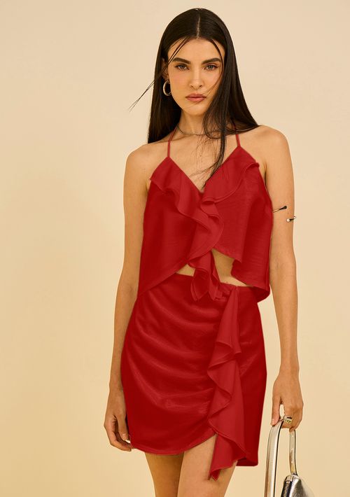 Calça Zinco Reta Alta Preto